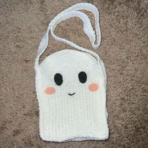 Hand made Crochet ghost Crossbody Bag